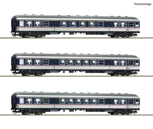 ROCO 6280088 - 3-tlg. Set: Nahverkehrswagen, TRI